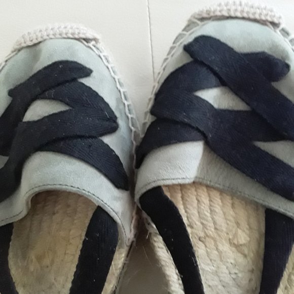 Zara Lace-Up Espadrilles Sandals Size 9 - Picture 4 of 13